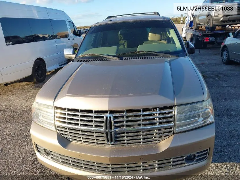 2014 Lincoln Navigator VIN: 5LMJJ2H56EEL01033 Lot: 40875651