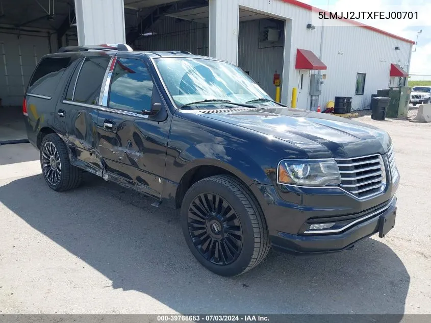 2015 Lincoln Navigator VIN: 5LMJJ2JTXFEJ00701 Lot: 39768683