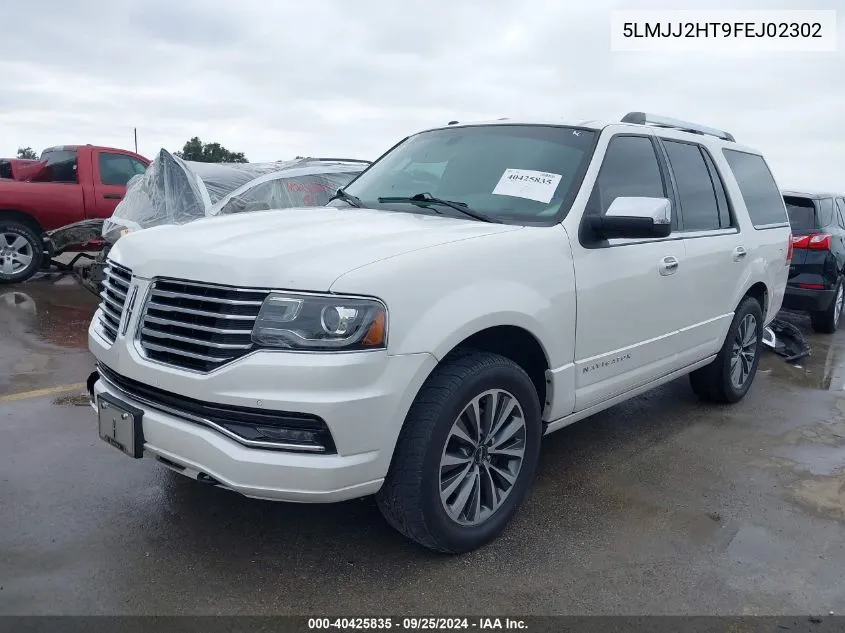 2015 Lincoln Navigator VIN: 5LMJJ2HT9FEJ02302 Lot: 40425835