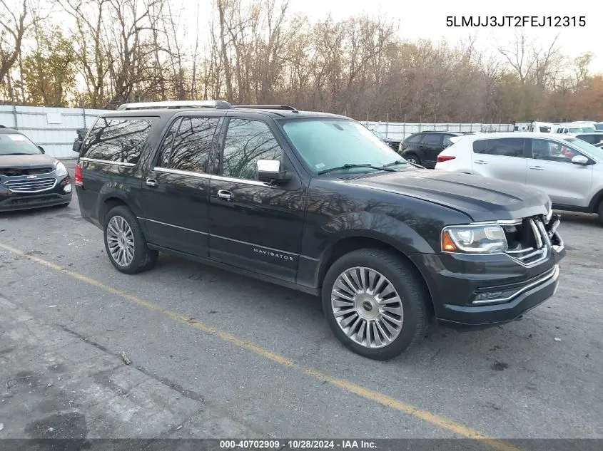 2015 Lincoln Navigator L VIN: 5LMJJ3JT2FEJ12315 Lot: 40702909