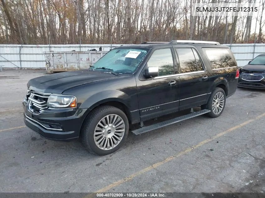 2015 Lincoln Navigator L VIN: 5LMJJ3JT2FEJ12315 Lot: 40702909