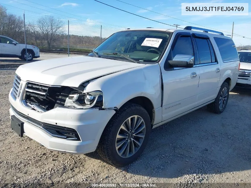 2015 Lincoln Navigator L VIN: 5LMJJ3JT1FEJ04769 Lot: 40830593