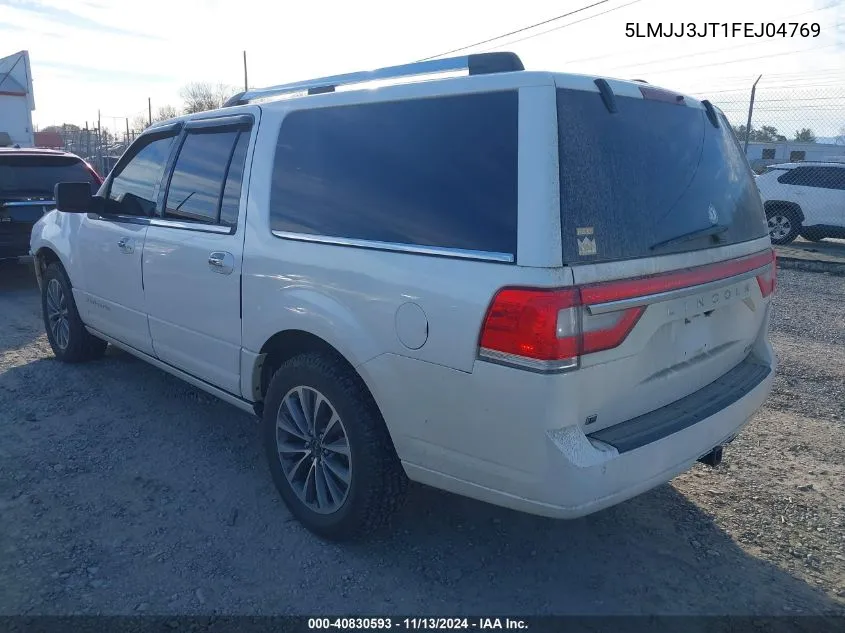 2015 Lincoln Navigator L VIN: 5LMJJ3JT1FEJ04769 Lot: 40830593