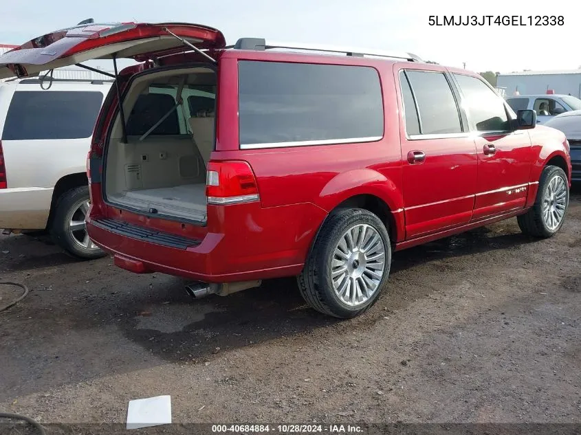 2016 Lincoln Navigator L Select VIN: 5LMJJ3JT4GEL12338 Lot: 40684884