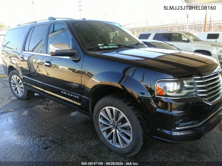 2017 Lincoln Navigator L/Select VIN: 5LMJJ3JT0HEL08160 Lot: 39747105