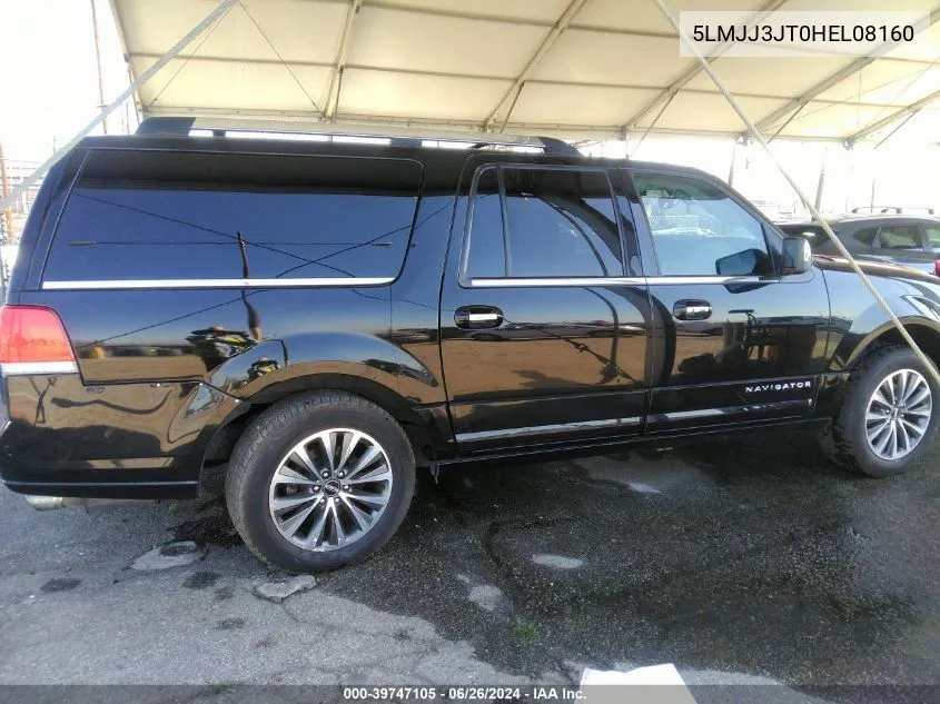 2017 Lincoln Navigator L/Select VIN: 5LMJJ3JT0HEL08160 Lot: 39747105