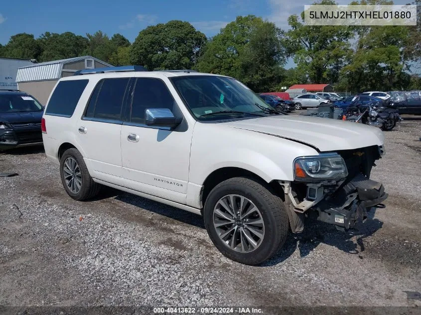 2017 Lincoln Navigator Select VIN: 5LMJJ2HTXHEL01880 Lot: 40413622