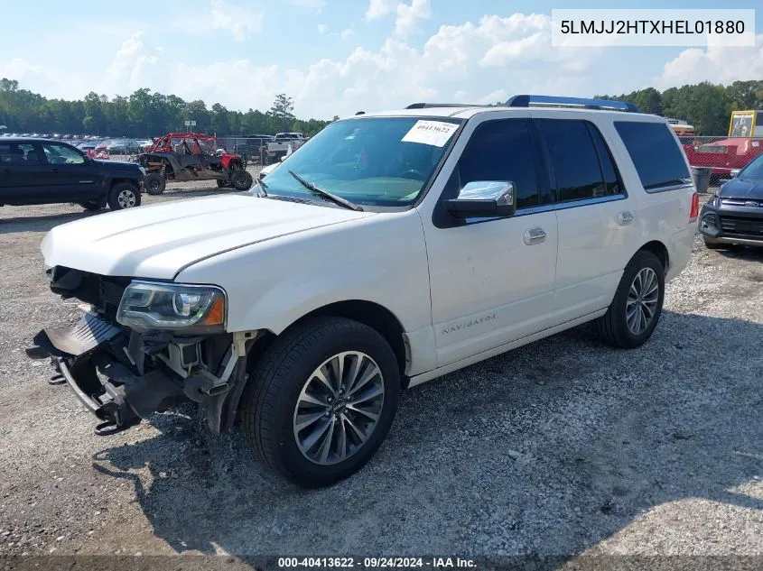 2017 Lincoln Navigator Select VIN: 5LMJJ2HTXHEL01880 Lot: 40413622