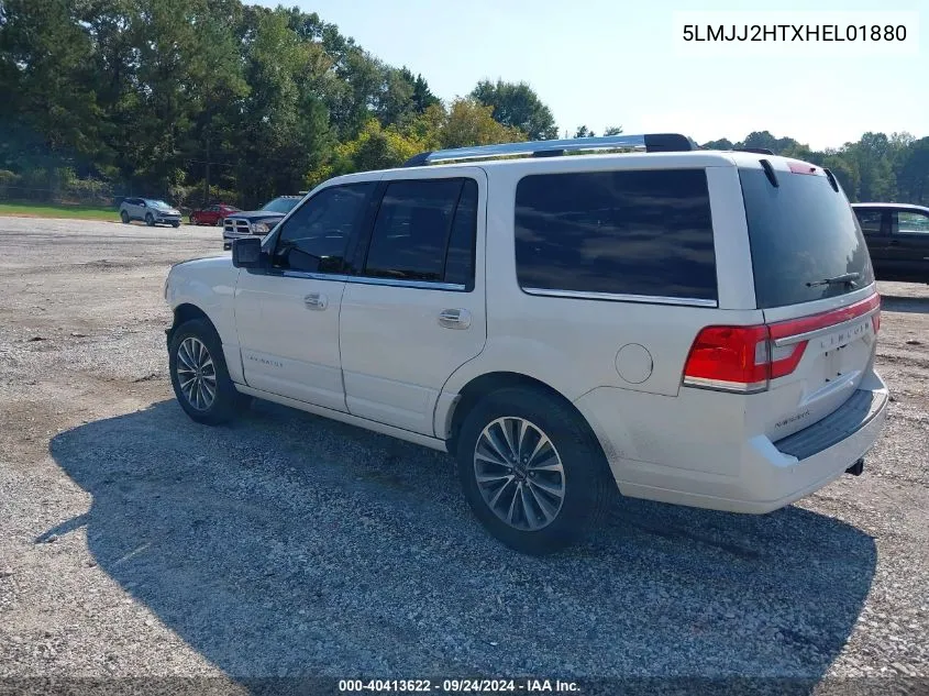 2017 Lincoln Navigator Select VIN: 5LMJJ2HTXHEL01880 Lot: 40413622