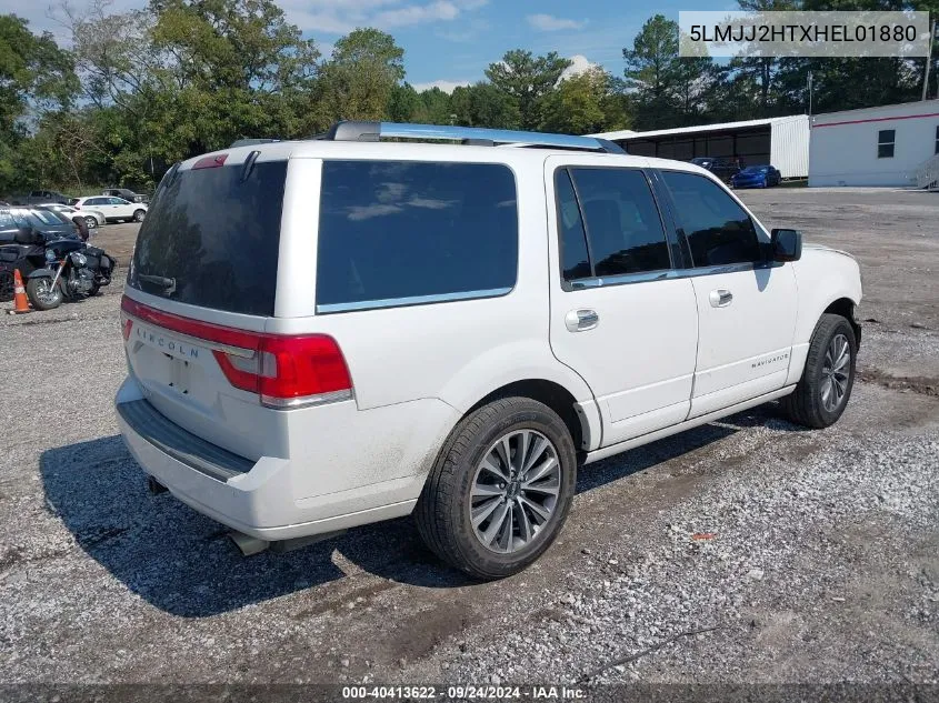 2017 Lincoln Navigator Select VIN: 5LMJJ2HTXHEL01880 Lot: 40413622