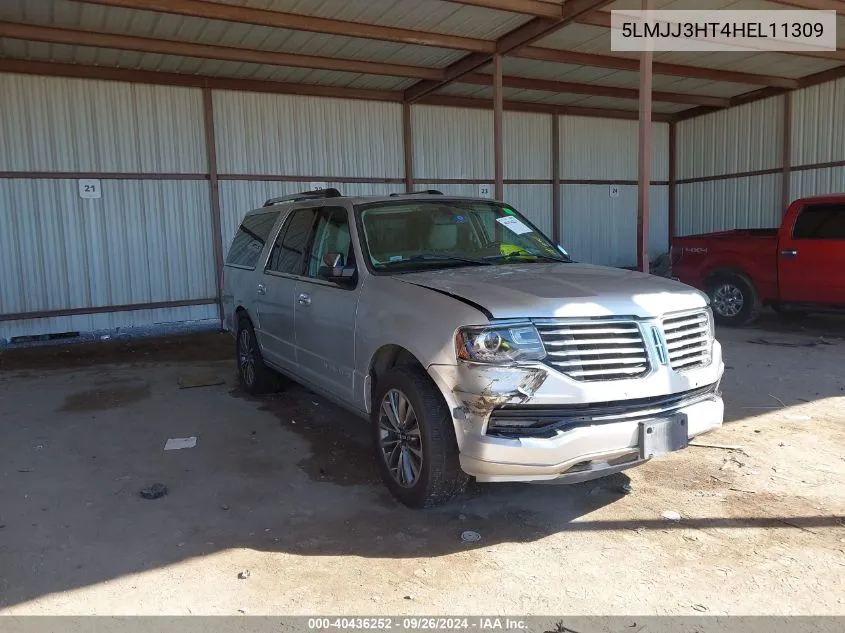 2017 Lincoln Navigator L/Select VIN: 5LMJJ3HT4HEL11309 Lot: 40436252