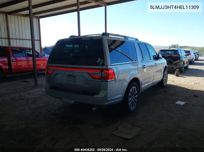 2017 Lincoln Navigator L/Select VIN: 5LMJJ3HT4HEL11309 Lot: 40436252