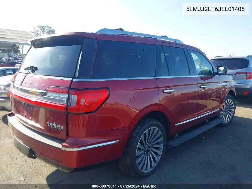 2018 Lincoln Navigator Reserve VIN: 5LMJJ2LT6JEL01405 Lot: 39970011