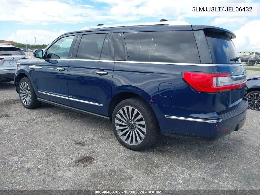 2018 Lincoln Navigator L Reserve VIN: 5LMJJ3LT4JEL06432 Lot: 40469702