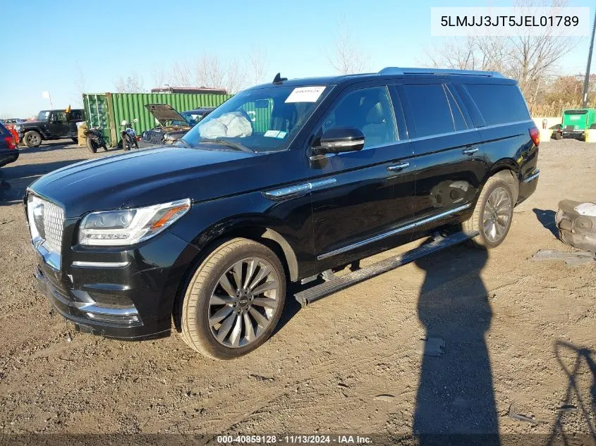 2018 Lincoln Navigator L Select VIN: 5LMJJ3JT5JEL01789 Lot: 40859128