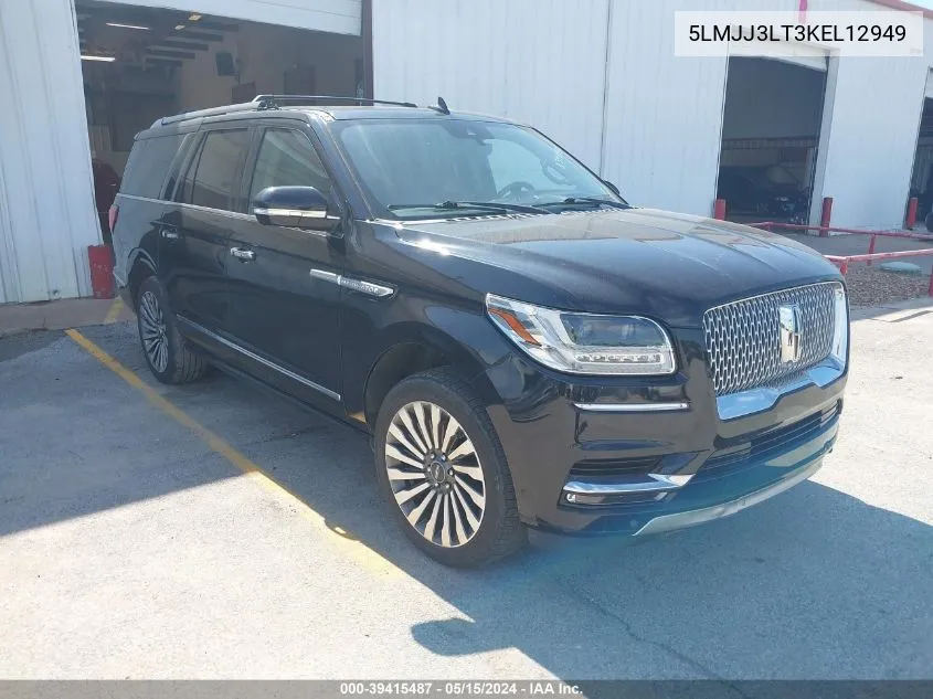 2019 Lincoln Navigator L Reserve VIN: 5LMJJ3LT3KEL12949 Lot: 39415487