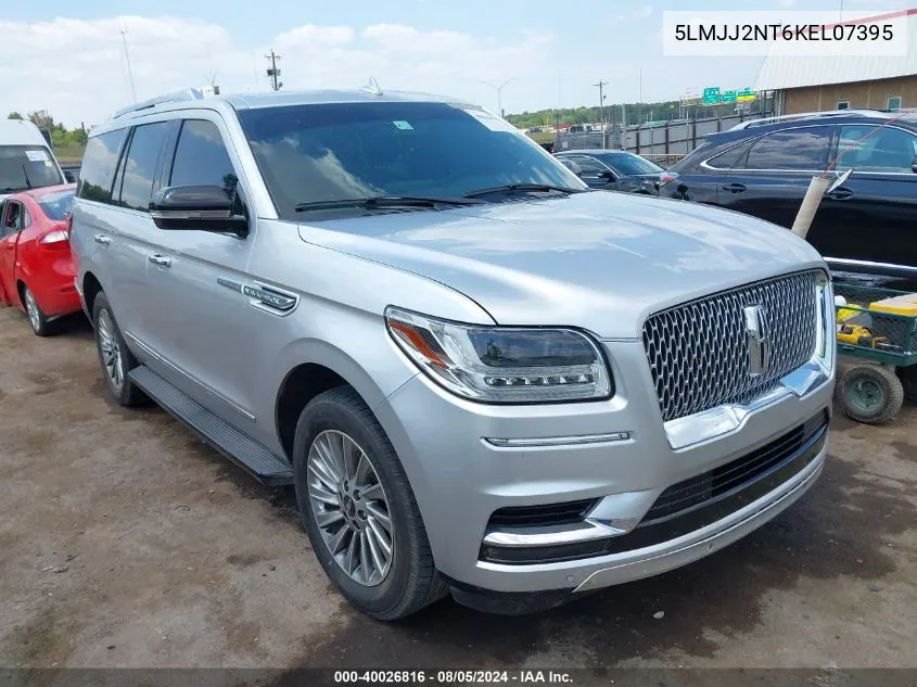 2019 Lincoln Navigator Standard VIN: 5LMJJ2NT6KEL07395 Lot: 40026816