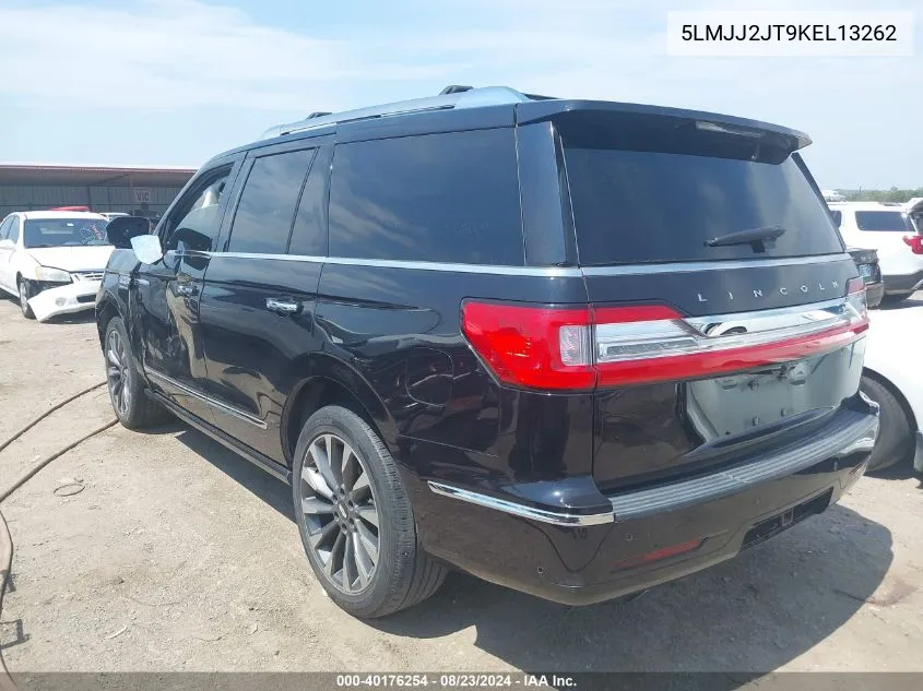 2019 Lincoln Navigator Select VIN: 5LMJJ2JT9KEL13262 Lot: 40176254