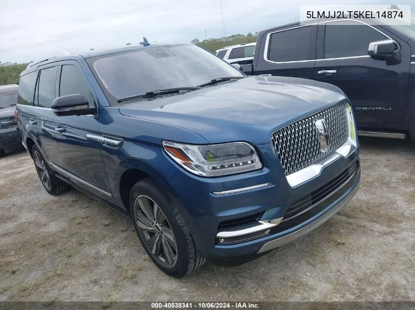 2019 Lincoln Navigator Reserve VIN: 5LMJJ2LT5KEL14874 Lot: 40538341