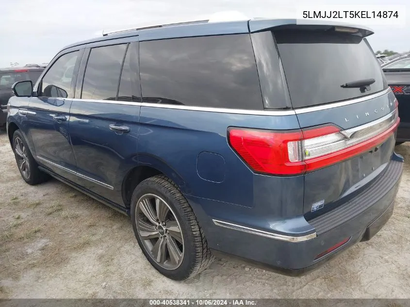 2019 Lincoln Navigator Reserve VIN: 5LMJJ2LT5KEL14874 Lot: 40538341