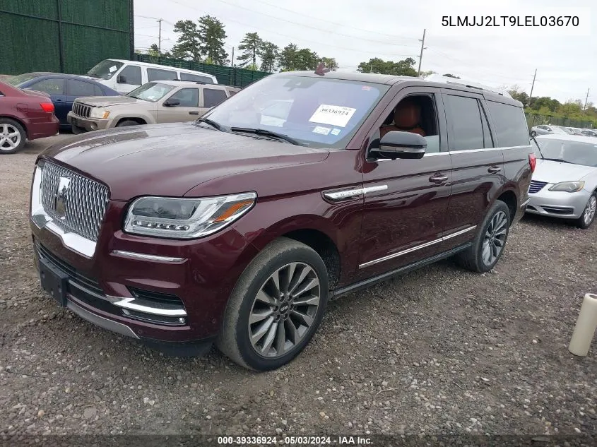 5LMJJ2LT9LEL03670 2020 Lincoln Navigator Reserve