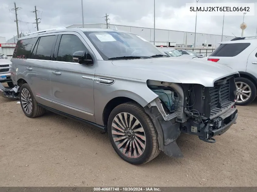 2020 Lincoln Navigator Reserve VIN: 5LMJJ2KT6LEL06642 Lot: 40687748