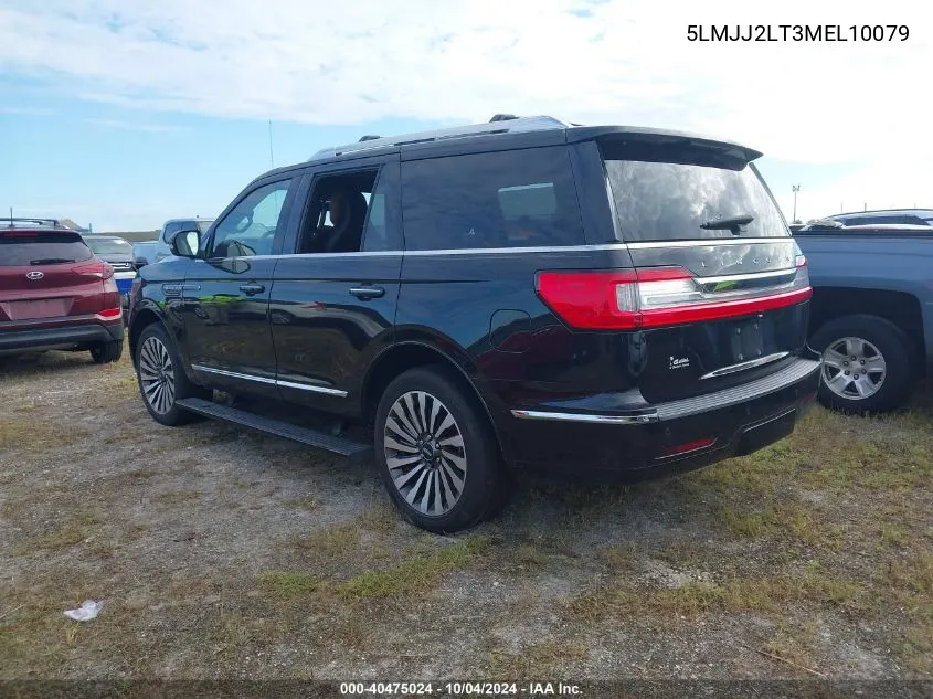 2021 Lincoln Navigator Reserve VIN: 5LMJJ2LT3MEL10079 Lot: 40475024