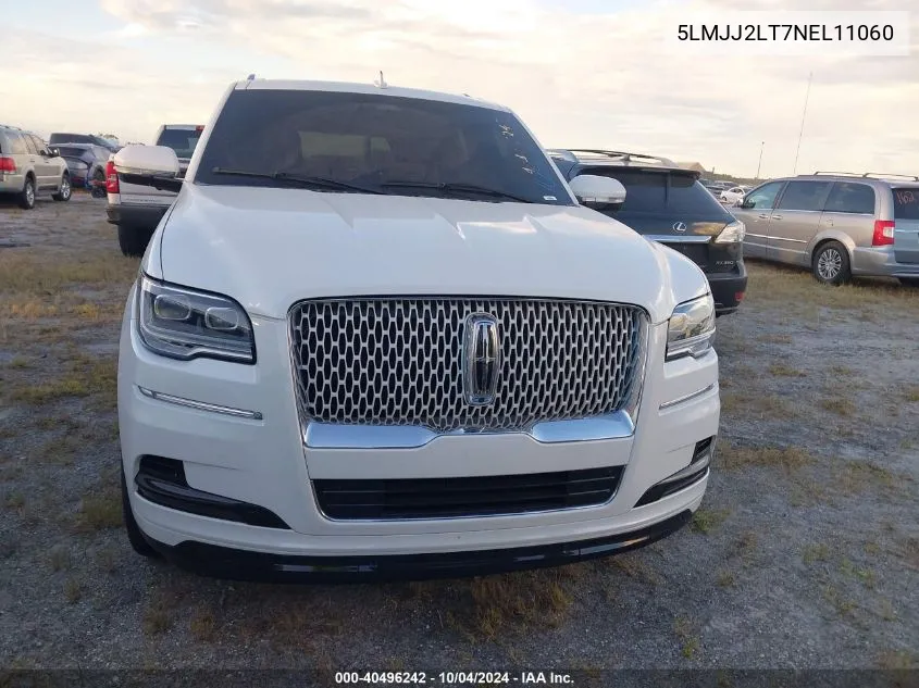 2022 Lincoln Navigator Reserve VIN: 5LMJJ2LT7NEL11060 Lot: 40496242