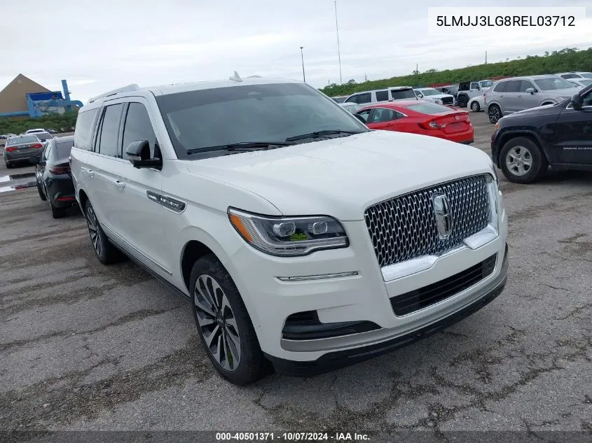 2024 Lincoln Navigator Reserve L VIN: 5LMJJ3LG8REL03712 Lot: 40501371