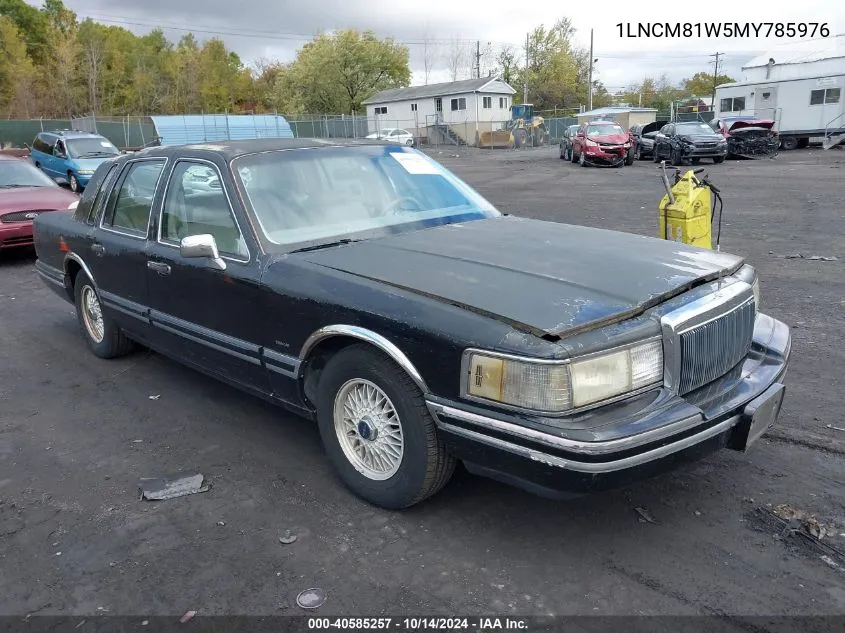 1991 Lincoln Town Car Executive VIN: 1LNCM81W5MY785976 Lot: 40585257