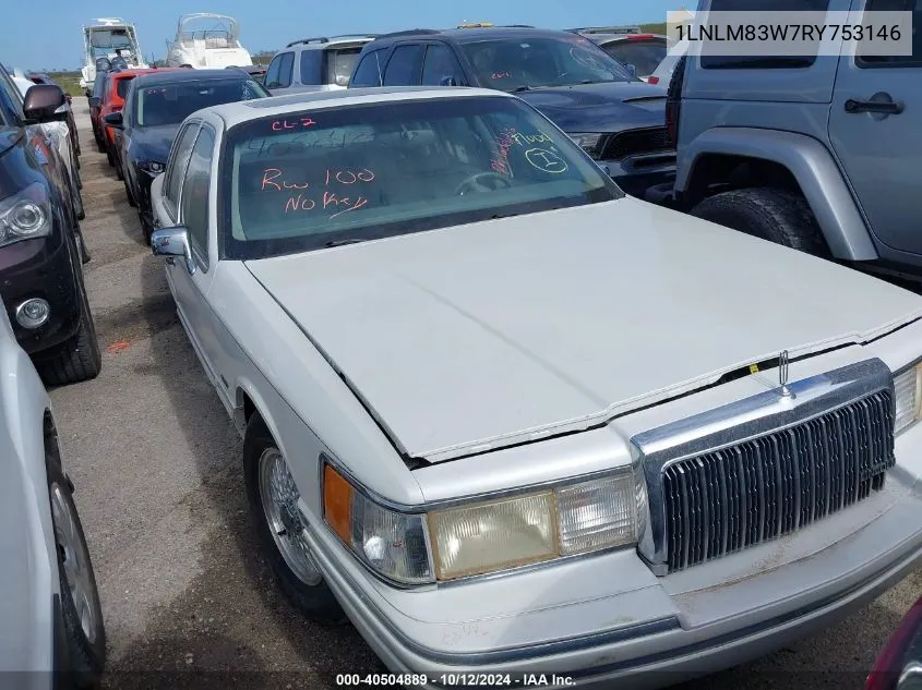 1994 Lincoln Town Car Cartier VIN: 1LNLM83W7RY753146 Lot: 40504889