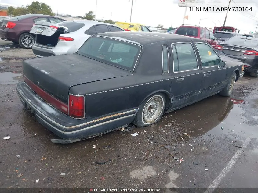 1994 Lincoln Town Car Executive VIN: 1LNLM81W0RY730164 Lot: 40782913