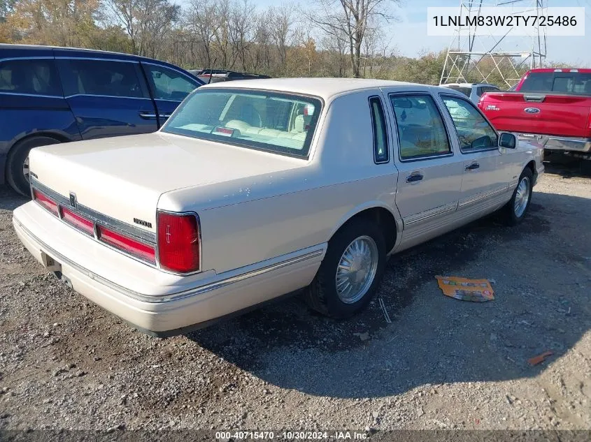 1996 Lincoln Town Car Cartier VIN: 1LNLM83W2TY725486 Lot: 40715470