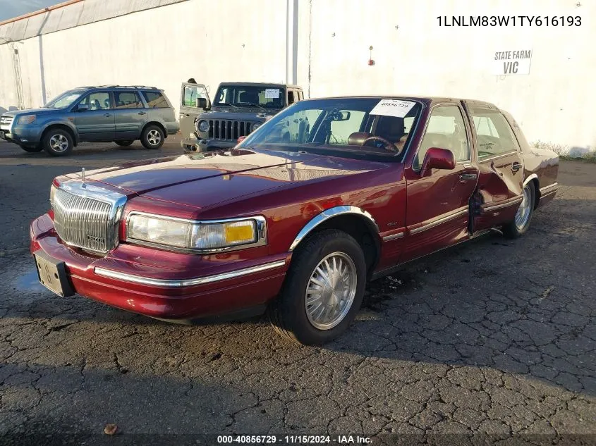 1996 Lincoln Town Car Cartier VIN: 1LNLM83W1TY616193 Lot: 40856729