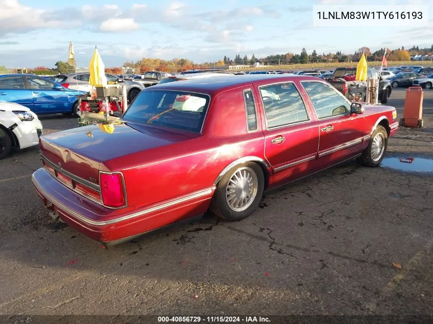 1996 Lincoln Town Car Cartier VIN: 1LNLM83W1TY616193 Lot: 40856729