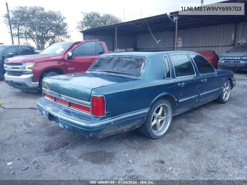 1997 Lincoln Town Car Executive VIN: 1LNLM81W9VY699703 Lot: 39949769