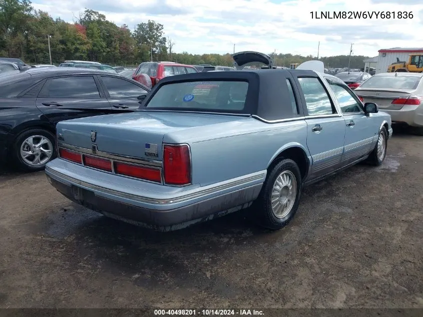 1997 Lincoln Town Car Signature VIN: 1LNLM82W6VY681836 Lot: 40498201