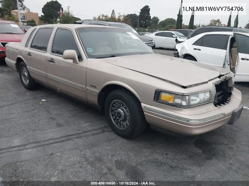 1997 Lincoln Town Car Executive VIN: 1LNLM81W6VY754706 Lot: 40616650