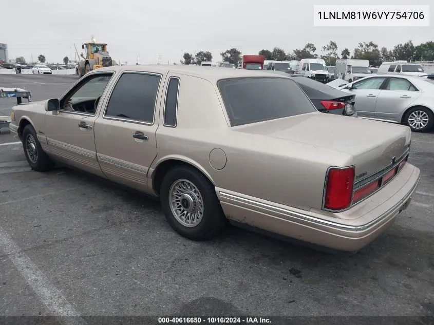 1997 Lincoln Town Car Executive VIN: 1LNLM81W6VY754706 Lot: 40616650