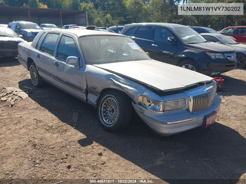 1997 Lincoln Town Car Executive VIN: 1LNLM81W1VY730202 Lot: 40651811