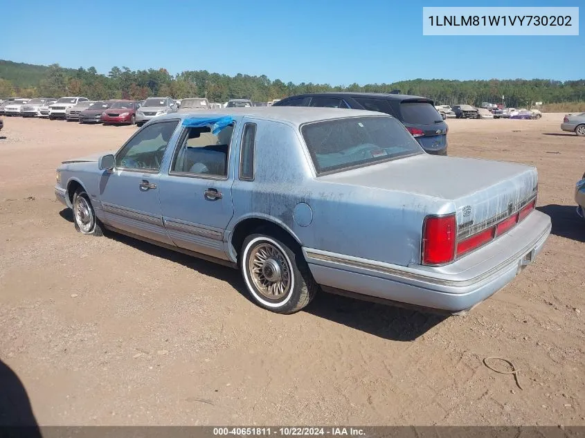 1997 Lincoln Town Car Executive VIN: 1LNLM81W1VY730202 Lot: 40651811