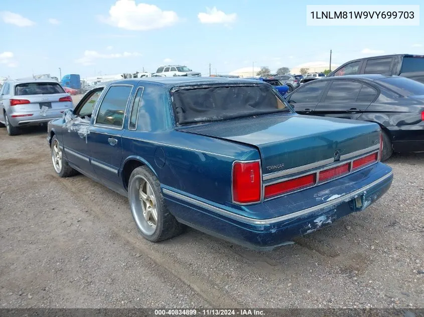 1997 Lincoln Town Car Executive VIN: 1LNLM81W9VY699703 Lot: 40834899