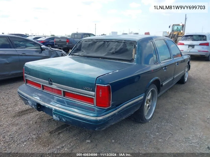 1997 Lincoln Town Car Executive VIN: 1LNLM81W9VY699703 Lot: 40834899