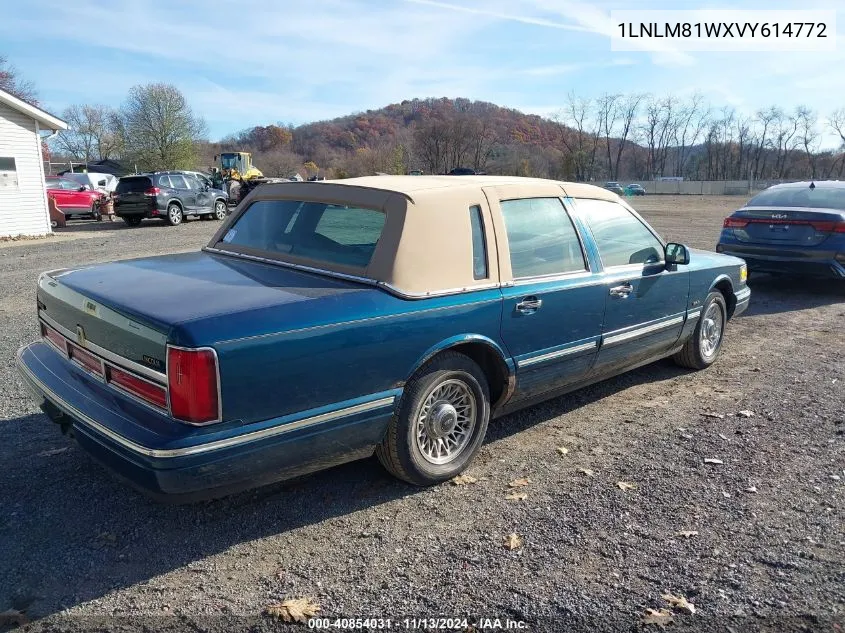 1997 Lincoln Town Car Executive VIN: 1LNLM81WXVY614772 Lot: 40854031