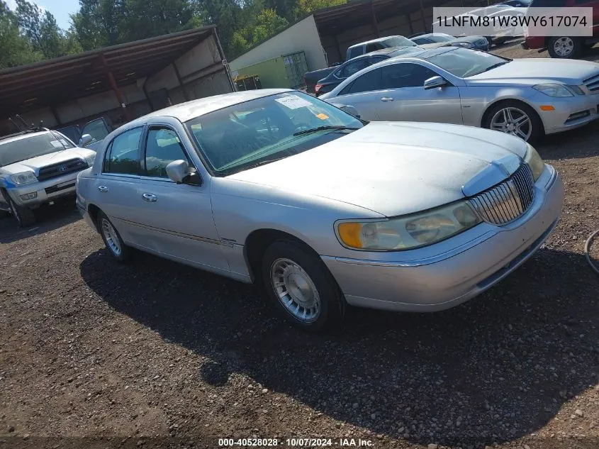 1LNFM81W3WY617074 1998 Lincoln Town Car Executive