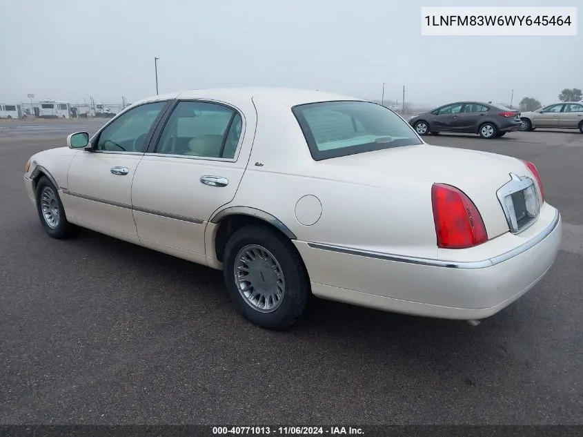 1998 Lincoln Town Car Cartier VIN: 1LNFM83W6WY645464 Lot: 40771013