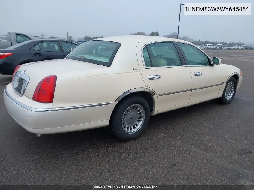 1998 Lincoln Town Car Cartier VIN: 1LNFM83W6WY645464 Lot: 40771013