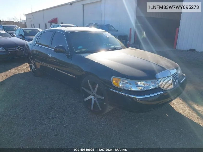 1998 Lincoln Town Car Cartier VIN: 1LNFM83W7WY695273 Lot: 40810925