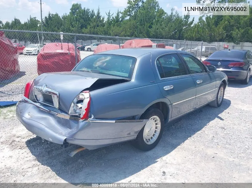 1999 Lincoln Town Car Executive VIN: 1LNHM81W2XY695002 Lot: 40059918