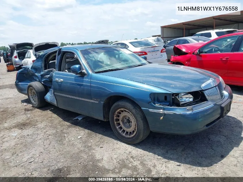 2001 Lincoln Town Car Executive VIN: 1LNHM81WX1Y676558 Lot: 39428765